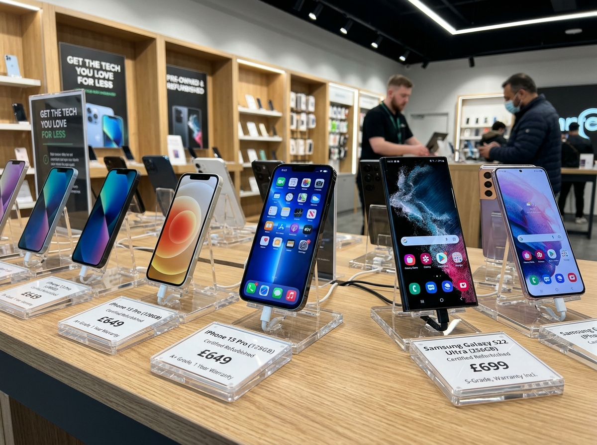 Certified refurbished phones and trade-in at UBreakWeFix